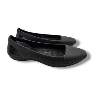 CROCS Sienna Flats Womens‎ 11 Black